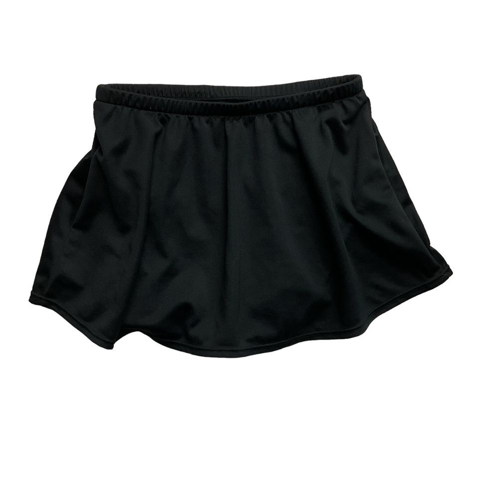 Suddenly Slim By Catalina Swim Skirt Black Built in Brief‎ Size L/G Swimwear